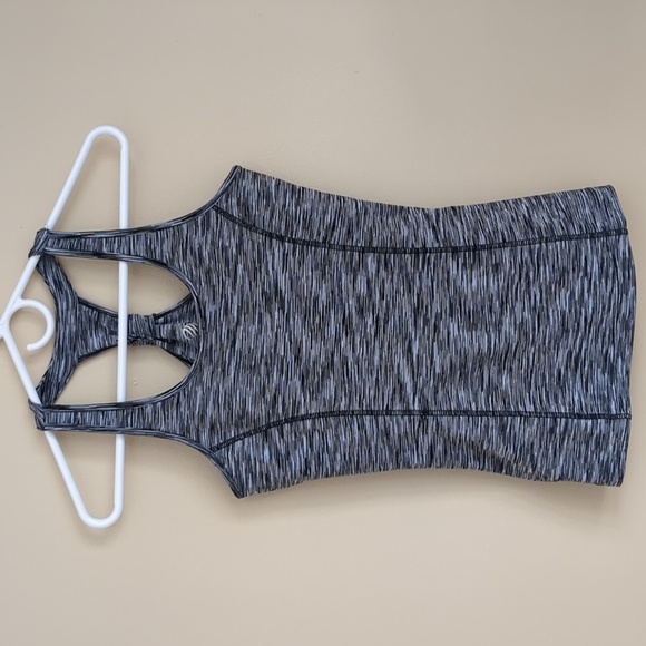 Small MPG Racerback Gray Activewear Tank Top with Built In Bra and Ball … - Picture 1 of 10